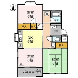 ボンヌール・オカダの物件間取画像